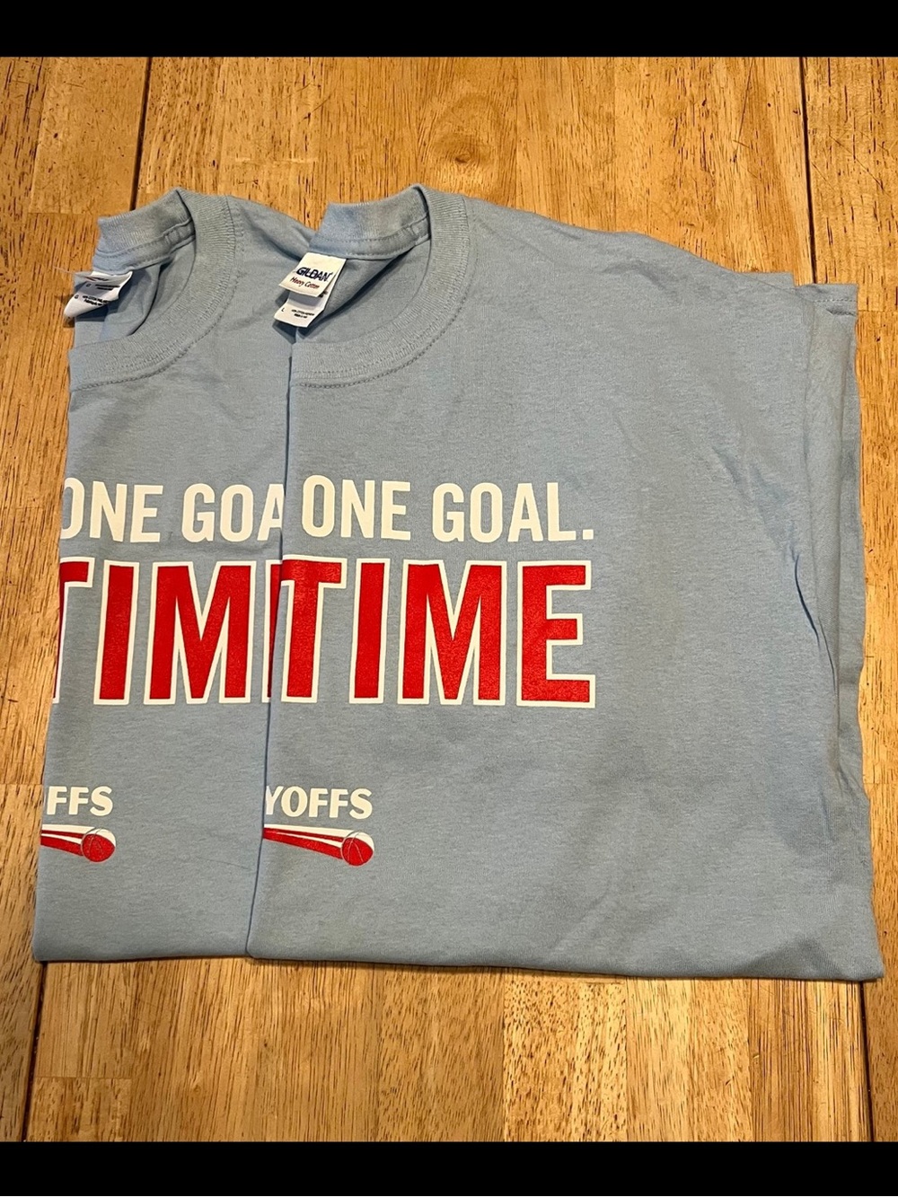 2 Los Angeles Clippers Playoffs T-Shirts ~ Size L